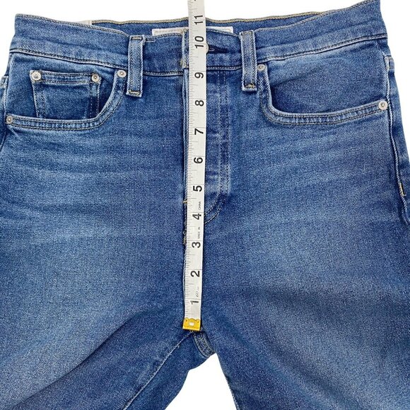 Frank & Eileen CORK Everyday Blue Everyday Denim size 27 slim straight high rise - Picture 12 of 14